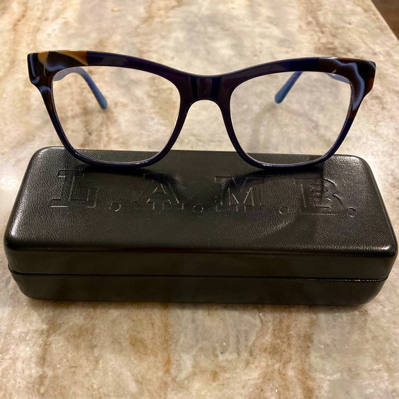 L.A.M.B. Accessories Beautiful Lamb Glasses Frame Mod La35 Nav Branded Case And Cleaning